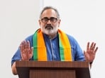BJP state president Rajeev Chandrasekhar said the IUML should not interfere in matters concerning Savarkar.(@BJP4Keralam X)