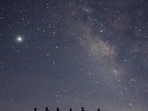 Before long, our eyes would wander upward to the magnificent canvas of the night sky, studded with countless stars. They gently twinkled—not in the exaggerated fashion of old Doordarshan cartoons, but with a serene spell that was far more mesmerising than anything on television. (Representational image)