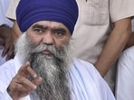 Damdami Taksal chief Baba Harnam Singh Dhumma (HT)