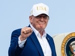 Trump said the projects would “create thousands of jobs and promote our economic stability and security,”(Getty Images via AFP)