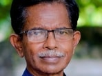 Right-wing commentator T G Mohandas was arrested on Sunday.(HT_PRINT)
