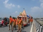 The action comes amid heightened security and administrative monitoring across Bareilly district as thousands of Kanwariyas travel along designated routes during Sawan. (For representation)