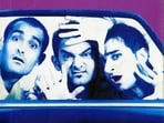 Aamir, Akshaye and Saif in a poster of the film.