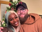 Dalton Ain't Worried and Sako in their 2023 Christmas photo. Dalton Ain't Worried and Sako in their 2023 Christmas photo.