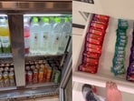 A Google employee shared a peek inside the office micro kitchen, packed with chips, drinks and instant noodles.(Instagram/bugmatkar)