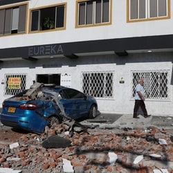 The Colombian geological service put the magnitude of the quake at 6.6.