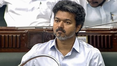 TN CM Vijay moves resolution in Assembly mandating rendition of Tamil Thaai Vazhthu in govt events. (Tamil Nadu Assembly/ANI Video Gra) TN CM Vijay moves resolution in Assembly mandating rendition of Tamil Thaai Vazhthu in govt events. (Tamil Nadu Assembly/ANI Video Gra)