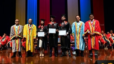 BITS Pilani Goa Campus Convocation 2026: 1109 graduates receive degrees, Shamit Khetan gets gold medal BITS Pilani Goa Campus Convocation 2026: 1109 graduates receive degrees, Shamit Khetan gets gold medal