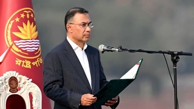 "The Prime Minister of Bangladesh... we all respect him a lot.", Trivedi said about Rahman (AFP) "The Prime Minister of Bangladesh... we all respect him a lot.", Trivedi said about Rahman (AFP)