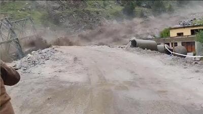 The search for the missing BRO personnel is underway, officials said. (HT Photo) The search for the missing BRO personnel is underway, officials said. (HT Photo)