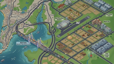 MMRDA has entered into an agreement with a Singapore-based firm to prepare a vision document and a comprehensive master plan for Mumbai 3.0, which is expected to cover 323.44 sq km, including 124 villages. (Picture for representational purposes only) (Gemini Generated Photo )