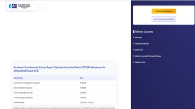 SBI Clerk Recruitment 2026: Apply for 1538 Junior Associates post at sbi.co.in, direct link to register here SBI Clerk Recruitment 2026: Apply for 1538 Junior Associates post at sbi.co.in, direct link to register here
