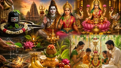 ఆగస్టు 13 నుంచి శ్రావణ మాసం.. ఈ పవిత్ర నెలలో చేయాల్సిన పనులు, పాటించాల్సిన నియమాలు ఇవే ఆగస్టు 13 నుంచి శ్రావణ మాసం.. ఈ పవిత్ర నెలలో చేయాల్సిన పనులు, పాటించాల్సిన నియమాలు ఇవే