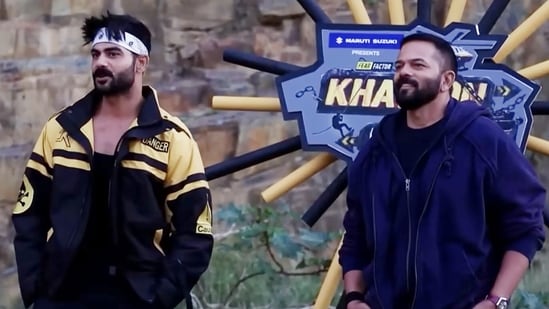 Vishal Aditya Singh becomes first contestant to be eliminated after snake stunt in Rohit Shetty's Khatron Ke Khiladi 15. (Colors TV)
