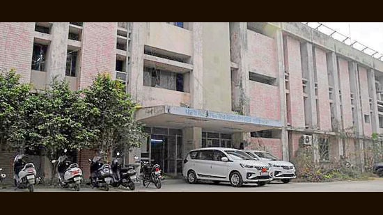 The PSPCL office in Ludhiana. (HT Photo)