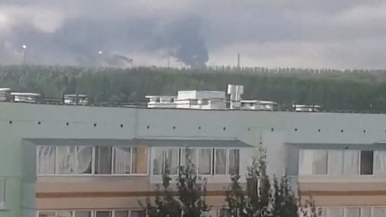 The strike targeted an oil refinery in the industrial city of Nizhnekamsk.