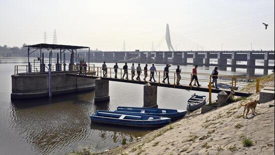 Wazirabad WTP contributes 13.4% to the Capital’s water supply, covering an estimated population of around 2.6 million. (HT photo)