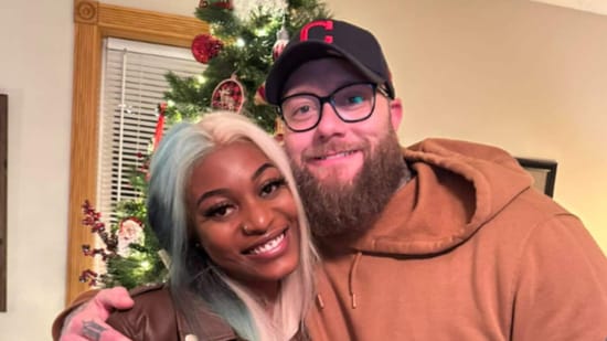 Dalton Ain't Worried and Sako in their 2023 Christmas photo.