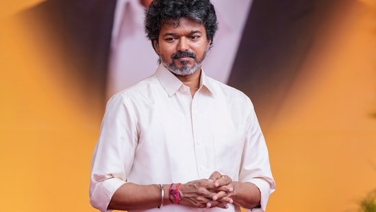 Vijay spoke about the Tamil Thai Vazhthu in the assembly on Monday. (PTI)