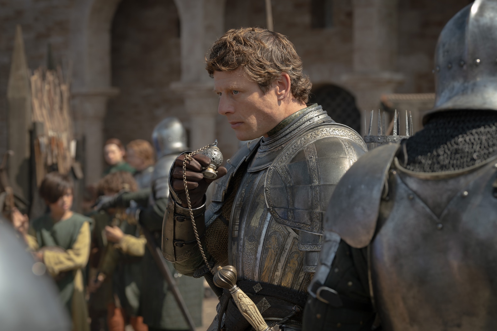 James Norton in the finale of House of the Dragon season 3. (Warner Bros.)