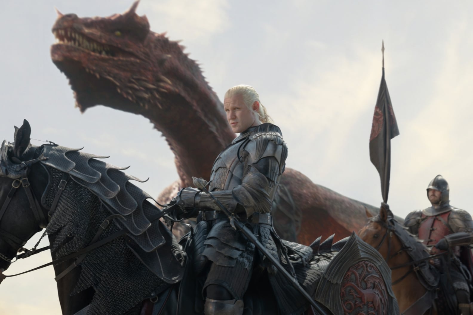 Matt Smith in the finale of House of the Dragon season 3. (Warner Bros.)