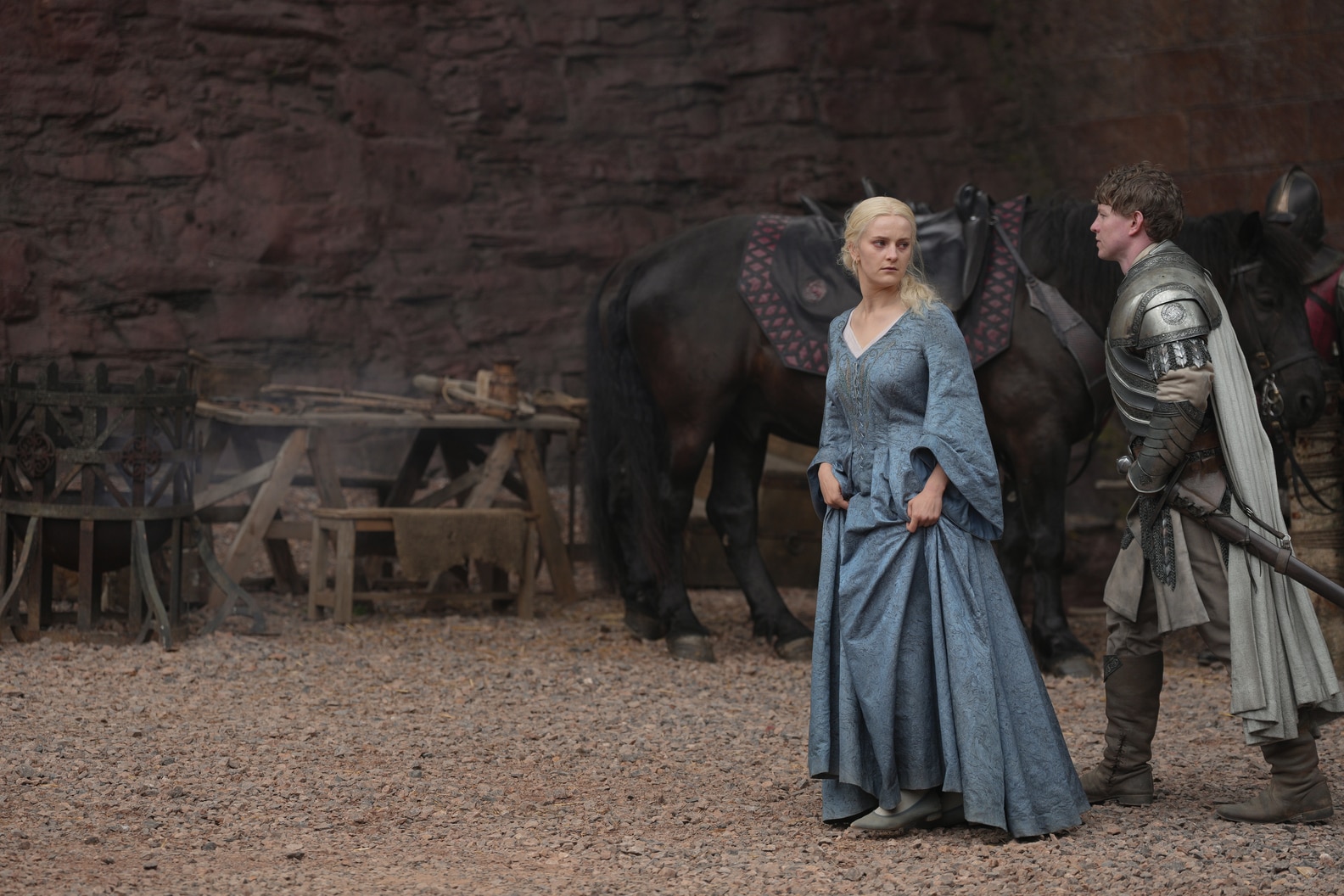 Phia Saban in the finale of the House of the Dragon season 3. (Warner Bros)