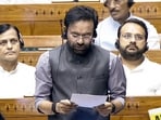 Union Minister G Kishan Reddy speaks in Lok Sabha during the Monsoon session of Parliament, in New Delhi.(Sansad TV)
