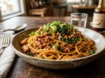 A spicy, creamy Japanese chicken pasta recipe. 
