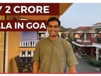 Akshat Shrivastava bought a 3BHK villa in Goa which he now rents out to travellers. 