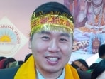 Indo-Chinese heritage MP Shaun Chen at the Lakshmi Narayan Mandir in Toronto in 2015. (Courtesy Shaun Chen)