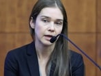 Psychiatrist Dr. Jennifer Tufts on the witness stand during Lindsay Clancy's murder trial.