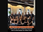 Mumbai-born founder Sarah Sham with her team. 