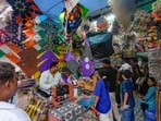 Gram it: Delhi's skies are going to be overcast with not just clouds but even kites! Here's how people were spotted buying vibrant kites at a shop in Old Delhi's Lal Kuan, Such is the excitement and fervour ahead of the 80th Independence Day celebrations in the city.