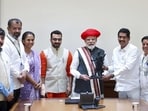 Prime Minister Narendra Modi during a meeting with a delegation of NCP (SP) MPs led by party Working President Supriya Sule, in New Delhi on Monday. (PTI)