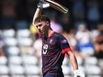 Rocky Flintoff scored a brilliant century. Rocky Flintoff scored a brilliant century.