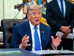 Donald Trump has appeared to vilify the Muslim community throughout his rise in politics, including NYC Mayor Zohran Mamdani, and now Abdul El-Sayed.(Bloomberg)