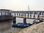 Wazirabad WTP contributes 13.4% to the Capital’s water supply, covering an estimated population of around 2.6 million. (HT photo)