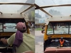A woman’s ride in a Vasai auto with a transparent roof amused viewers, who called it a ‘panoramic sunroof’.