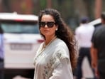 BJP MP Kangana Ranaut during the ongoing Monsoon session of Parliament, in New Delh. (PTI Photo/Arun Sharma)(PTI08_03_2026_000150A)