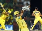 Suresh Raina, Sarfaraz Khan and Ashish Nehra for CSK. Suresh Raina, Sarfaraz Khan and Ashish Nehra for CSK.
