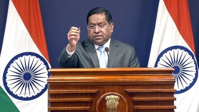 রণধীর জয়সোয়াল  (ANI Video Grab) (ANI Video Grab)