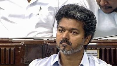 Tamil Nadu CM C Joseph Vijay in the legislative assembly in Chennai. (ANI Video Grab/File) Tamil Nadu CM C Joseph Vijay in the legislative assembly in Chennai. (ANI Video Grab/File)