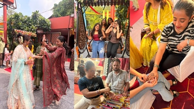 With Hariyali Teej just around the corner, Dilli Haat decked up for a 2-day Teej Mahotsav. Here's how Delhiites celebrated the festival over the weekend. (Photo: Anshita Jain/HT) With Hariyali Teej just around the corner, Dilli Haat decked up for a 2-day Teej Mahotsav. Here's how Delhiites celebrated the festival over the weekend. (Photo: Anshita Jain/HT)