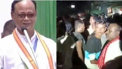 জনতার 'তাড়া' খেয়ে বাড়ি ছাড়লেন সাংসদ স্বামী-বিধায়ক স্ত্রী (সৌজন্যে টুইটার) জনতার 'তাড়া' খেয়ে বাড়ি ছাড়লেন সাংসদ স্বামী-বিধায়ক স্ত্রী (সৌজন্যে টুইটার)