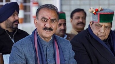 Himachal chief minister Sukhvinder Singh Sukhu. (File)