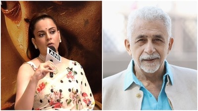 কঙ্গনা রানাওয়াত ও নাসিরুদ্দিন শাহ। কঙ্গনা রানাওয়াত ও নাসিরুদ্দিন শাহ।