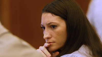 Psychiatric nurse Rebecca Jollotta testified regarding Lindsay Clancy's mental health care, highlighting discussions about bipolar disorder and medications. (CJ Gunther/Pool The Boston Heral) Psychiatric nurse Rebecca Jollotta testified regarding Lindsay Clancy's mental health care, highlighting discussions about bipolar disorder and medications. (CJ Gunther/Pool The Boston Heral)
