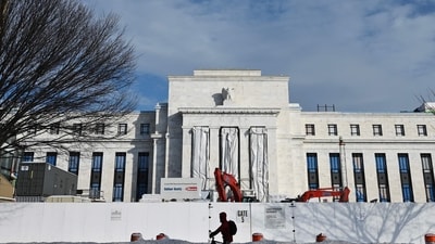 US federal deficit is expected to hit $2.1 trillion in 2026 as spending rises faster than tax revenue, while debt interest and benefit costs climb. (AFP) US federal deficit is expected to hit $2.1 trillion in 2026 as spending rises faster than tax revenue, while debt interest and benefit costs climb. (AFP)
