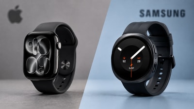 The differences between Apple Watch and Samsung Galaxy Watch go beyond their specs and features. (AI generated) The differences between Apple Watch and Samsung Galaxy Watch go beyond their specs and features. (AI generated)