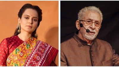 Kangana Ranaut has reacted to Naseeruddin Shah's comments about student protests. Kangana Ranaut has reacted to Naseeruddin Shah's comments about student protests.